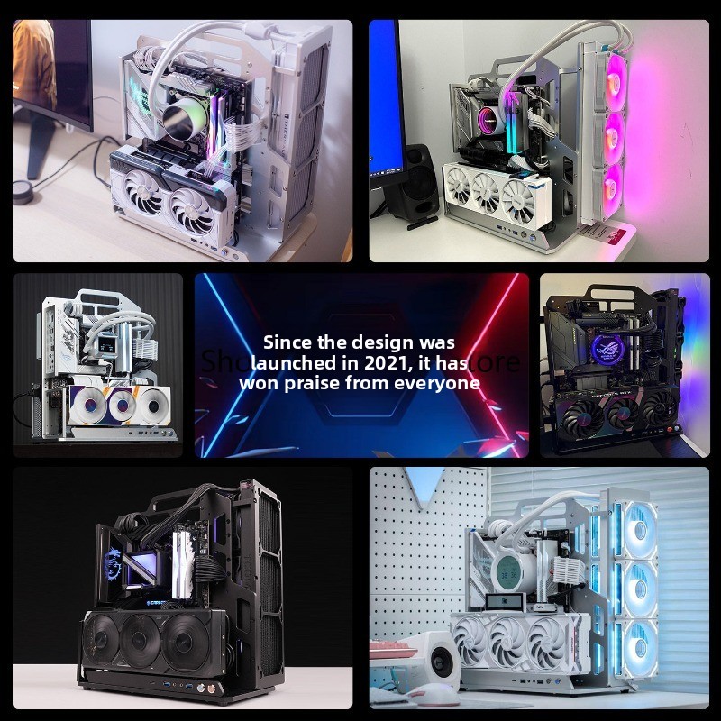 Open Air Frame Case, Aluminum  - Aluminum Open Frame Test Bench Water Cooling 评论和价格