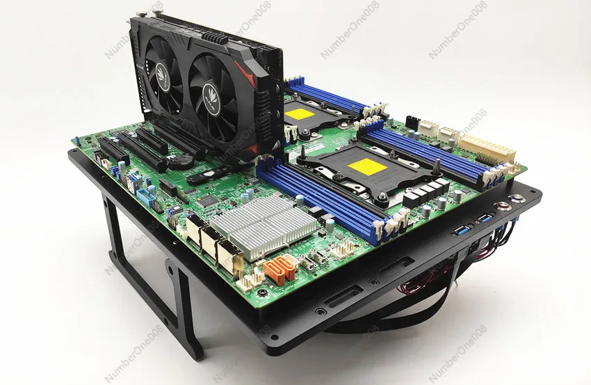 EATX Dual Server Motherboard O - Aluminum Open Frame Test Bench Water Cooling 评论和价格