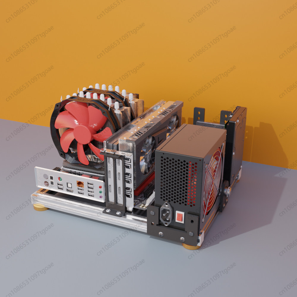 Full Aluminum Open Air PC Fram - Aluminum Open Frame Test Bench Water Cooling 评论和价格
