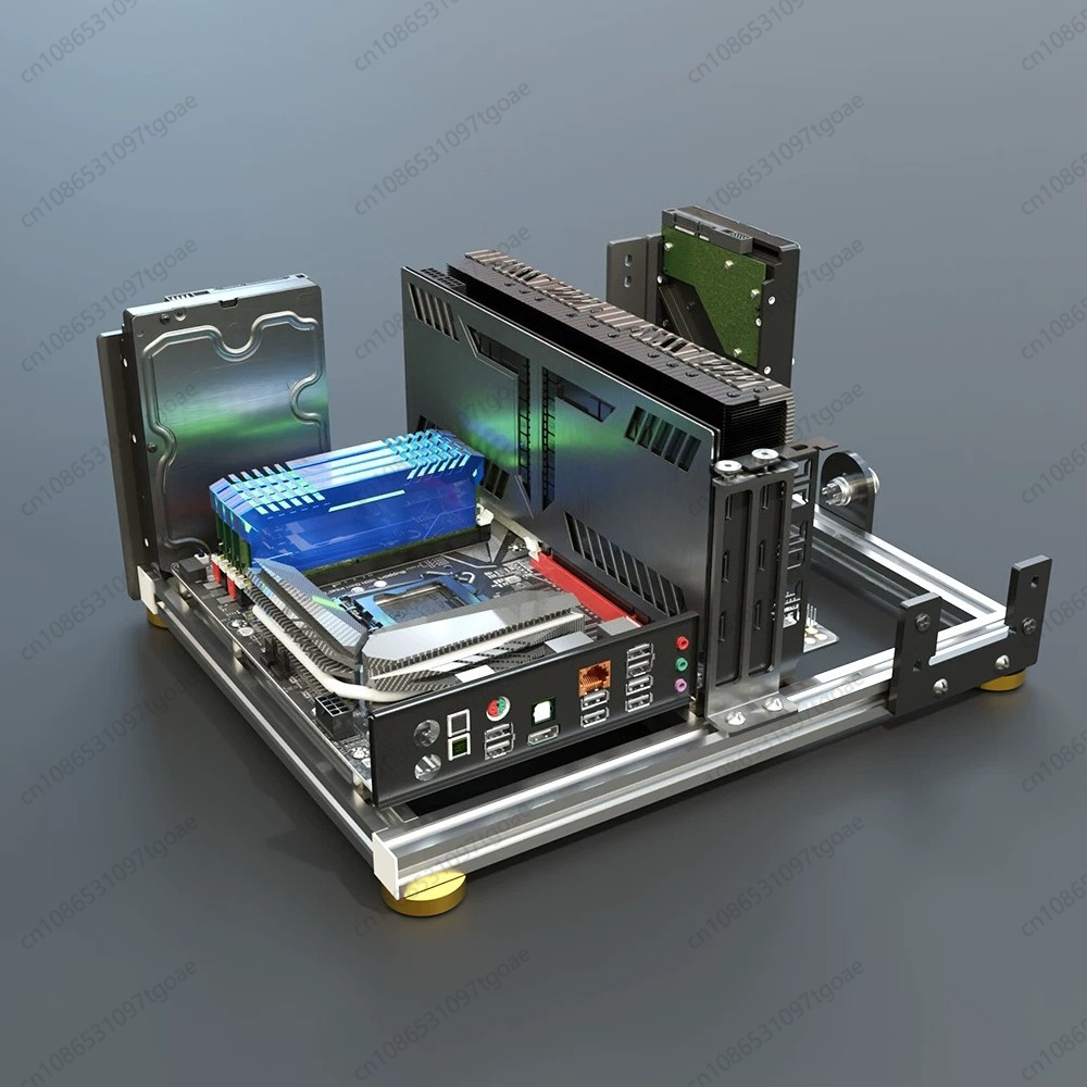 Full Aluminum Open Air PC Fram - Aluminum Open Frame Test Bench Water Cooling 评论和价格