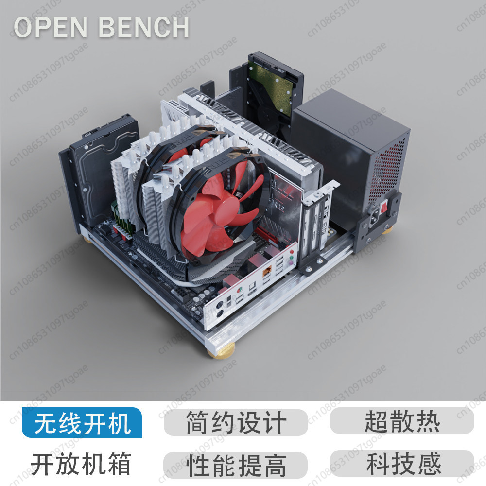 Full Aluminum Open Air PC Fram - Aluminum Open Frame Test Bench Water Cooling 评论和价格